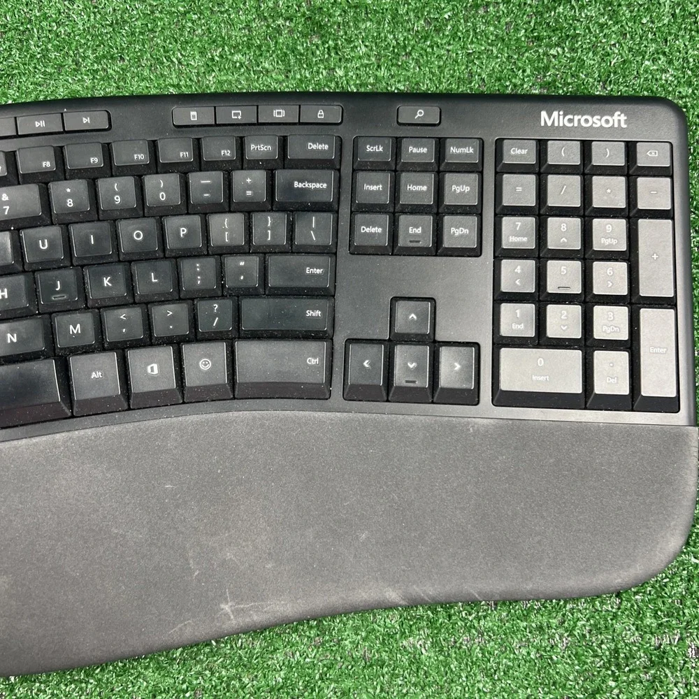 Microsoft Ergonomic Keyboard 1878 Wired USB 2.0‎ Black Tested